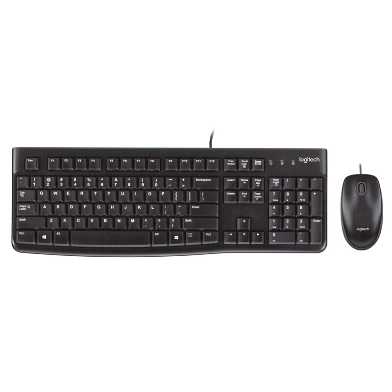 logitech 罗技 MK120 有线键鼠套装 黑色 65.55元（双重优惠）