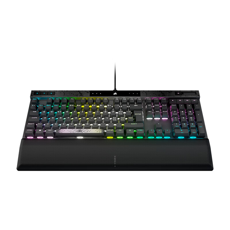 美商海盗船 K70 MAX 108键 有线机械键盘 黑色 MGX磁轴 RGB 1799元