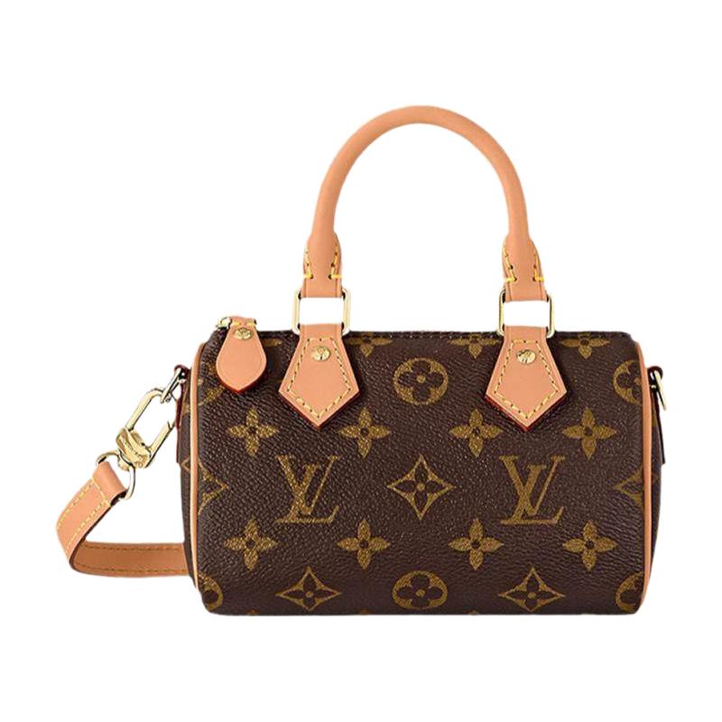 LOUIS VUITTON 自营LV路易威登SPEEDY经典老花单肩斜挎手枕头包新年 14355.55元
