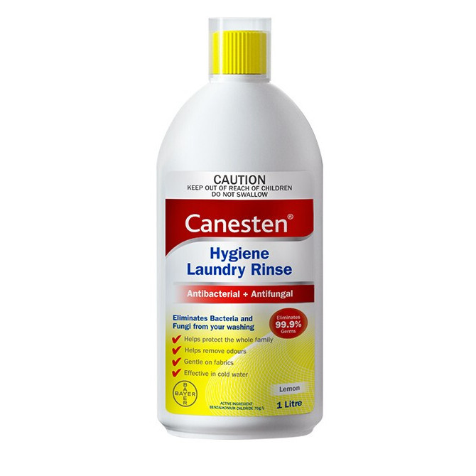 值选：Canesten 凯妮汀 衣物除菌液 1L 清新柠檬 35.55元（需买3件，共106.65元，
