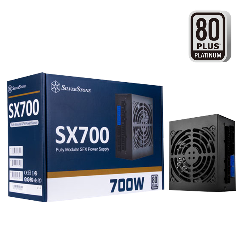 SilverStone 银昕 银欣 700W SX700-PT 白金牌SFX小电源/双CPU双显卡 839.15元（需用券）