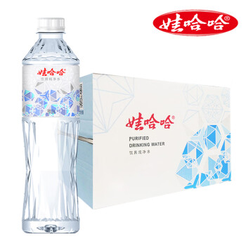 WAHAHA 娃哈哈 晶钻水瓶装饮用纯净水 晶钻水550ml*12瓶 ￥28.5