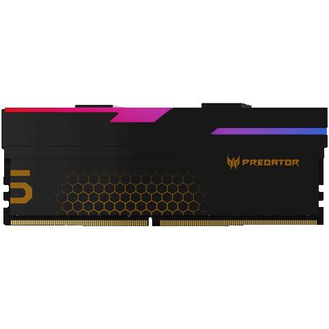 宏碁掠夺者 48G(24G×2)套装 DDR5 6000频率 台式机内存条 Hermes冰刃系列 RGB灯条(C2