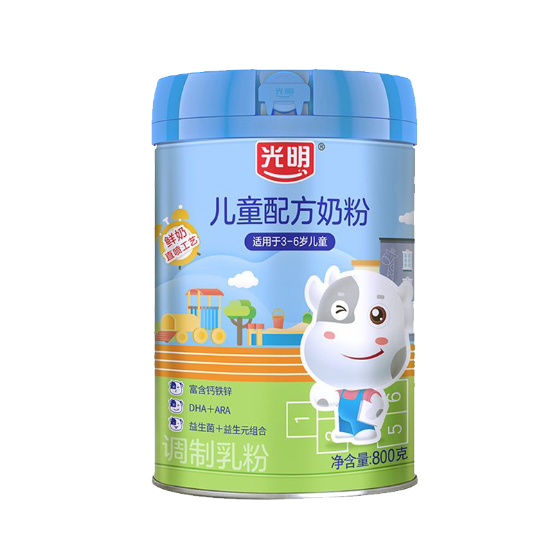 京东百亿补贴、PLUS会员：光明 儿童配方奶粉 800g 罐装 56.72元包邮