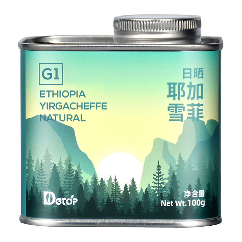 DGTOP 埃塞俄比亚 耶加雪菲咖啡豆 100g 24.9元（需用券）