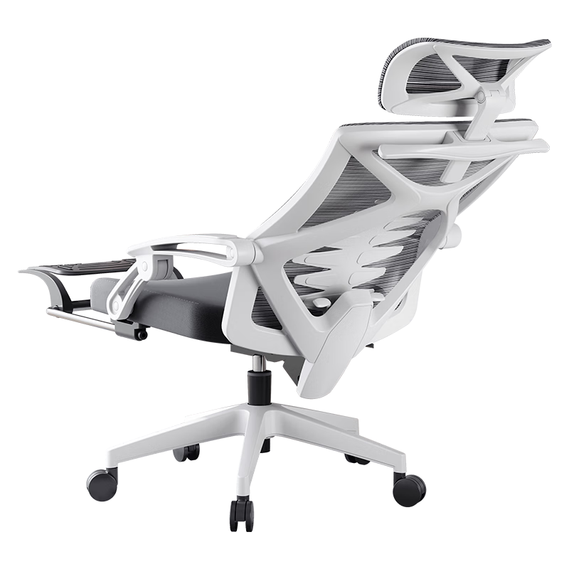 plus会员、京东百亿补贴：西昊 人体工学椅电脑椅子 M92云白+脚踏 491.71元
