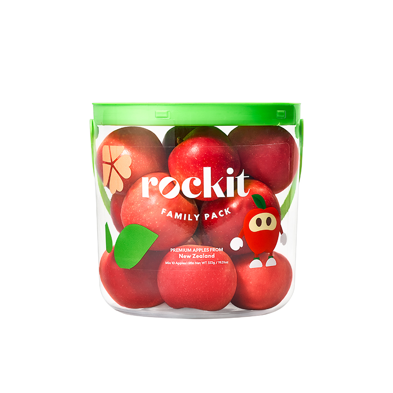 乐淇 Rockit 火箭小苹果553g抱抱桶款8-10颗 37.89元（需用券）