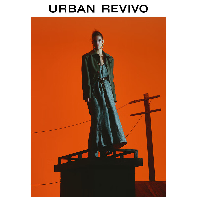 URBAN REVIVO UR2024春季新款女装摩登收腰外套UWA140002 649元（需用券）