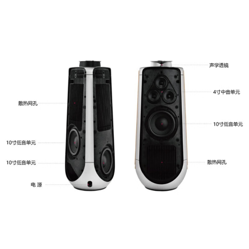 BANG&OLUFSEN 铂傲 B&OBeoLab50高端HIFI 丹麦bo lab50 WISA家庭影院大功率有源音响 钢