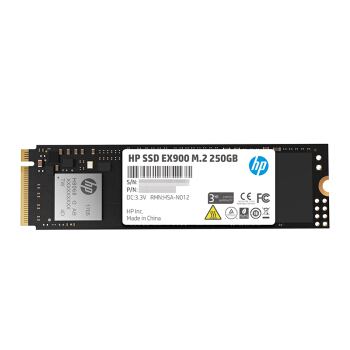 惠普 EX900 M.2 NVMe 固态硬盘 250GB（PCI-E3.0） 119元