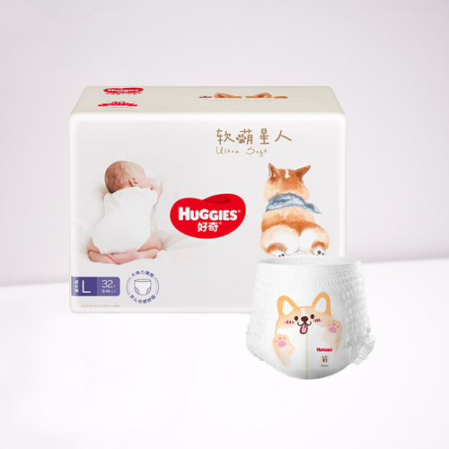 HUGGIES 好奇 [尺码任选]好奇柯基裤软萌星人纸尿裤/拉拉裤S~3XL 41.9元（需买4