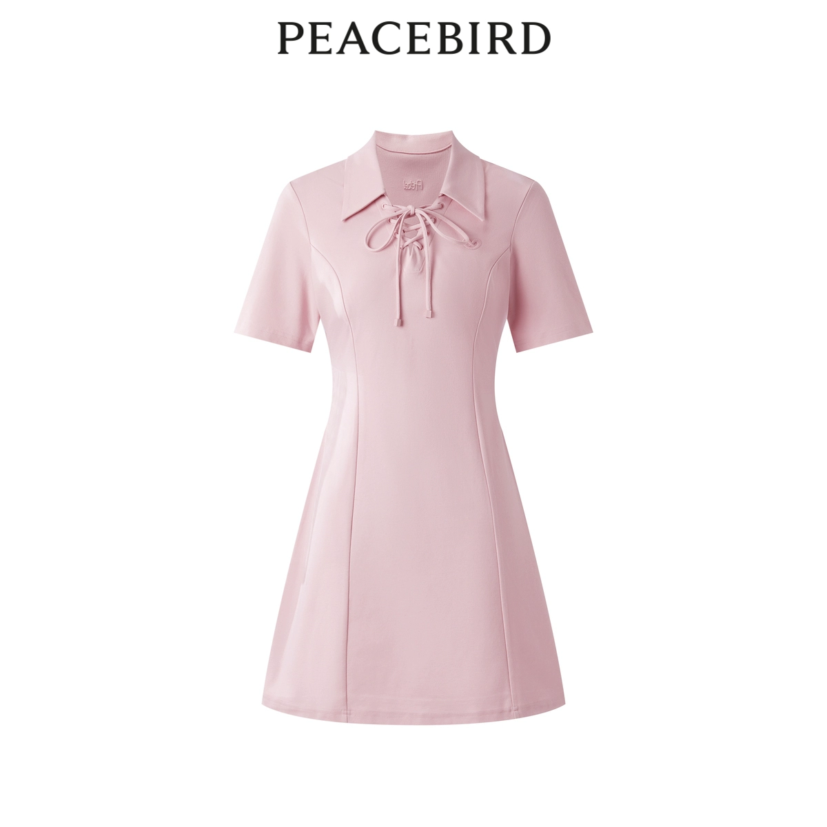 PEACEBIRD 太平鸟 女装2023夏季新款系带设计感连衣裙A3FAD2F02 ￥100
