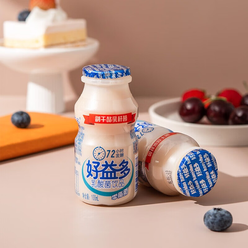 乳酸菌饮料酸奶益生菌原味100ml*20瓶 28.8元（需用券）