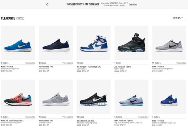Nike Store美国官网 儿童服鞋促销