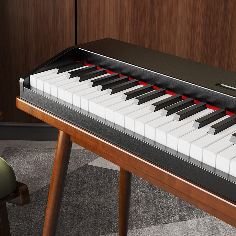 lovebird 相思鸟 电钢琴88键电子钢琴初学家用数码钢琴便携智能琴 经典黑 449
