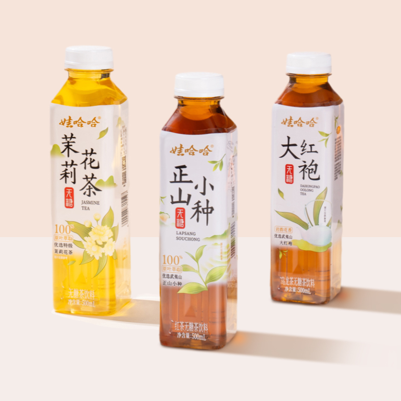 娃哈哈 无糖茶饮料乌龙茶大红袍/青柑普洱/正山小种/茉莉花茶*15瓶 72.8元（