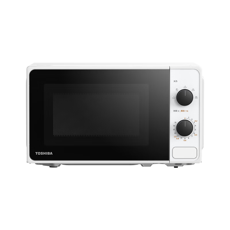 东芝 微波炉 700W 360°转盘加热 旋钮操控 一键解冻杀菌 309元