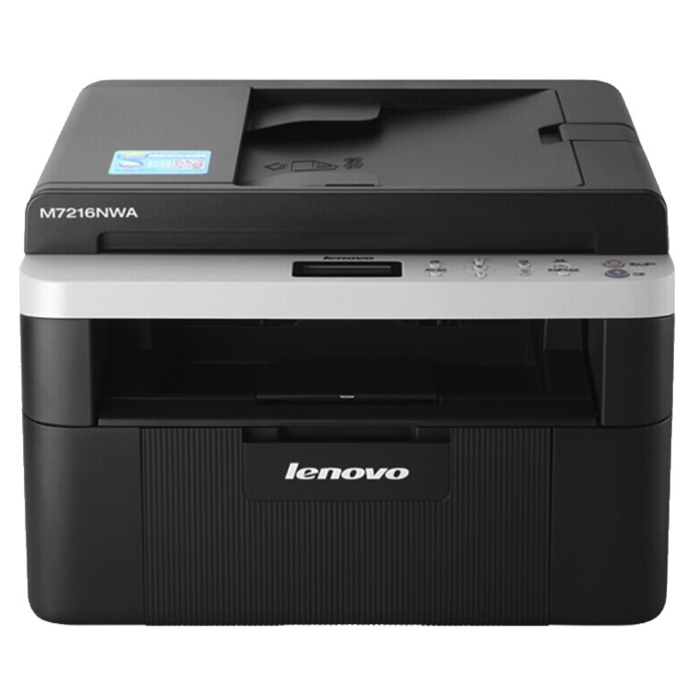 Lenovo 联想 M7216NWA 黑白激光无线打印机商用办公家用 打印复印扫一体机 自动