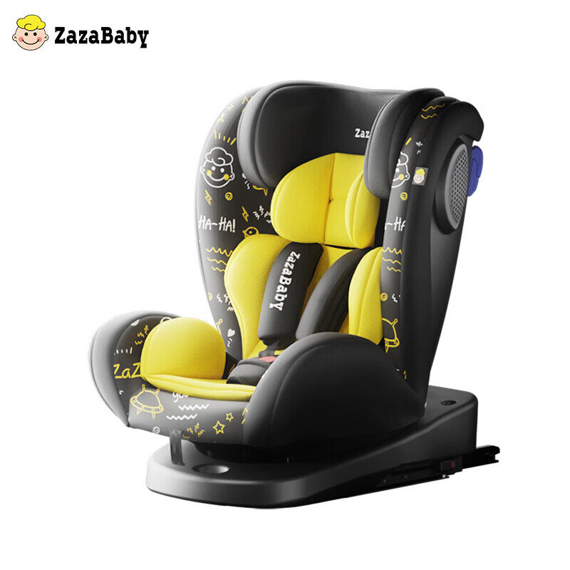 PLUS会员：ZazaBaby 儿童安全座椅0-10岁 汽车用isofix接口 360旋转 591.9元（需用券