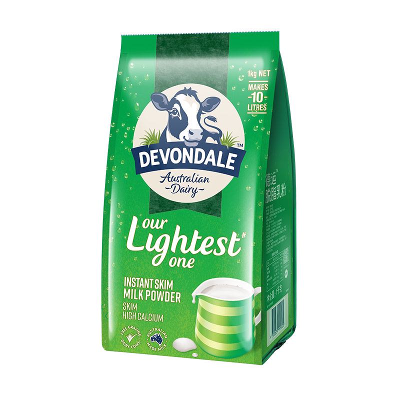 DEVONDALE 德运 脱脂乳粉 1kg 44.31元（需用券）