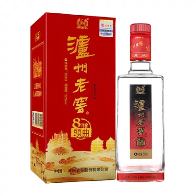 泸州老窖 八年窖头曲白酒 500ml×1瓶 74.95元