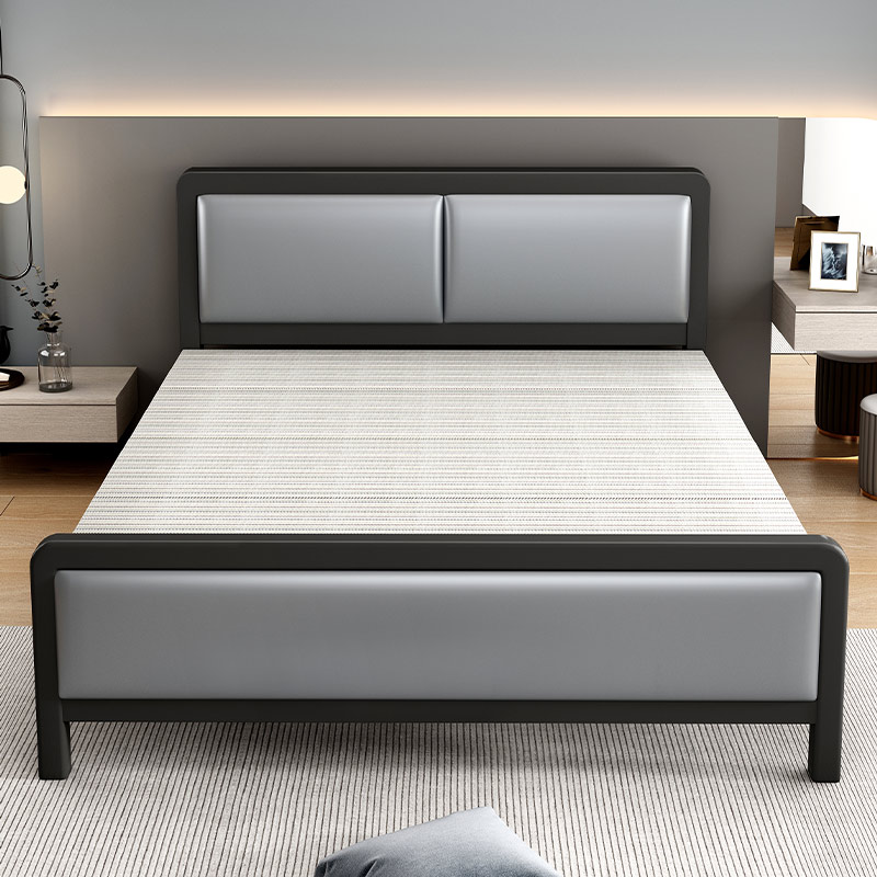 折叠床家用简易1.5米铁艺双人床出租屋用1.2米结实耐用单人铁架床 84元（需