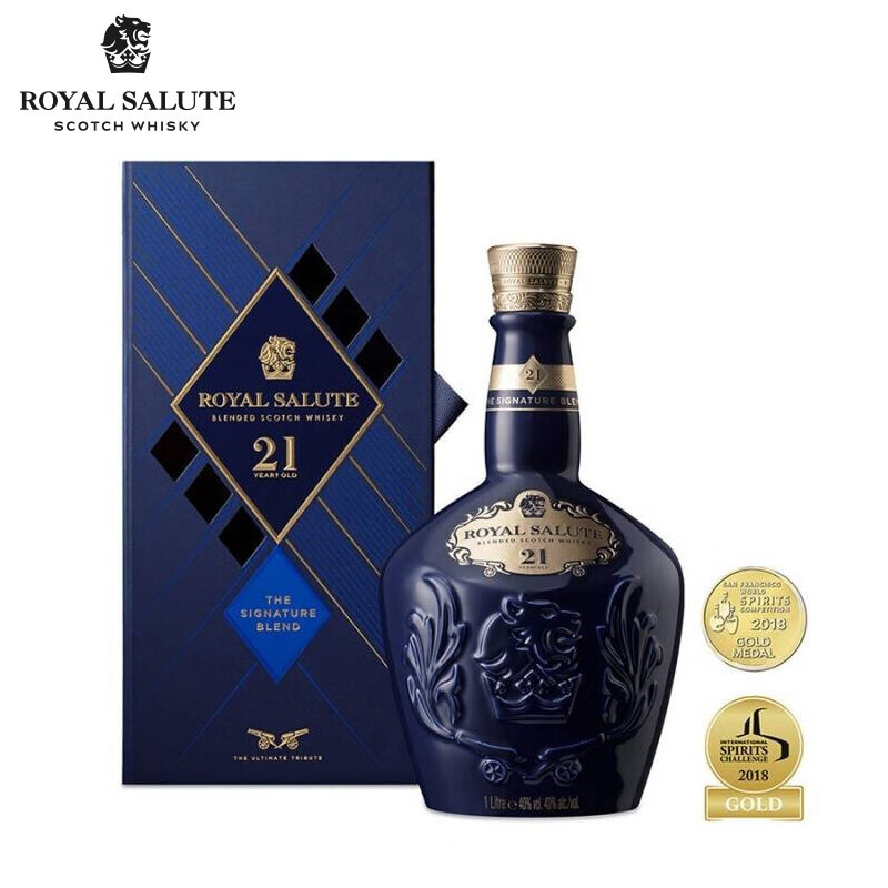 ROYAL SALUTE 皇家礼炮21年苏格兰威士忌40﹪vol 1000ml 748元(需领券)