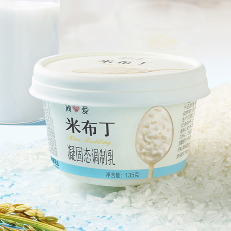 simplelove 简爱 米布丁 135g*4杯 健康甜品 办公休闲下午茶 生牛乳零食 17.24元（