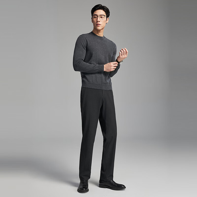 雅戈尔 毛衫男士半高领羊毛衫80支VYQW619963CBA S 95cm （推荐105-125斤） 161.63元