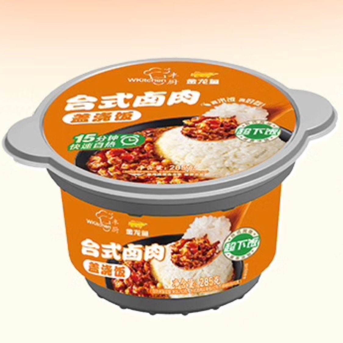 PLUS会员:金龙鱼 丰厨 自热米饭（卤肉饭285g*2盒+菌菇牛肉饭285g*2盒）*4件+凑