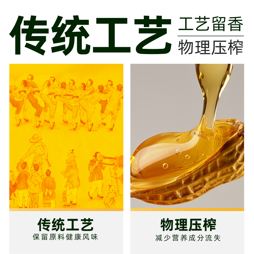 喵满分 物理压榨一级花生油5L 62.47元 - 线报酷