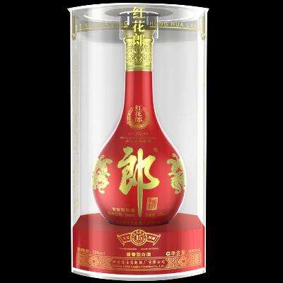 88VIP：郎酒 红花郎十五 53度酱香型高档白酒 500ml*1瓶粮食酒 返后430.2元包邮