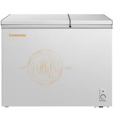 长虹（CHANGHONG） 218L升双温冰柜家商用大容量小型冷藏冷冻柜卧 999元