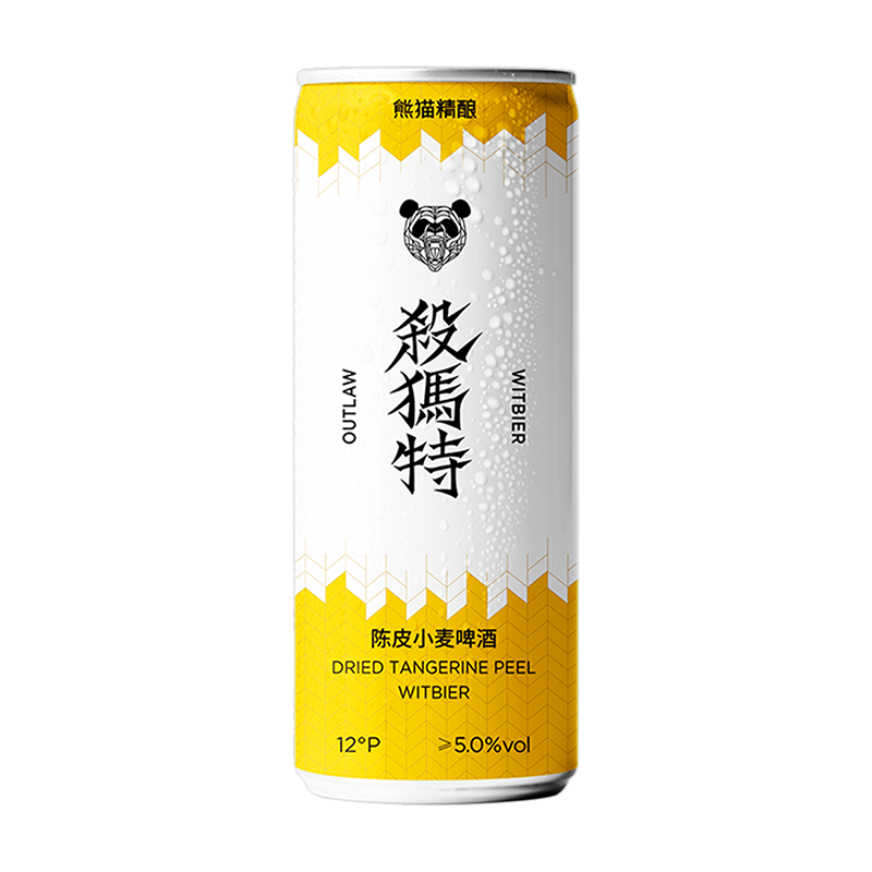 PANDA BREW 熊猫精酿 杀马特 陈皮小麦啤酒 330ml*6罐 14.8元包邮（需用券）