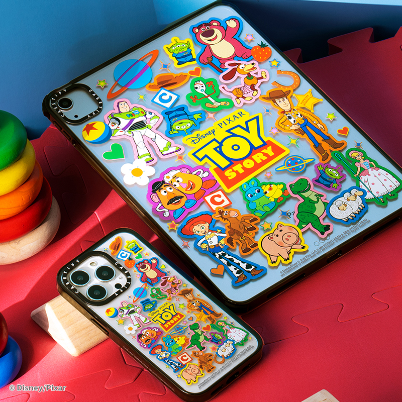 CASETiFY Disney and Pixar's Toy Story x CASETiFY 玩具总动员联名贴纸狂热适用于iPhone15/