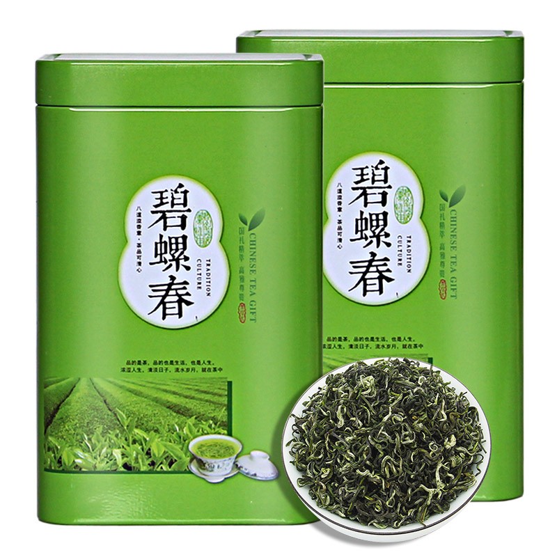 明前一级碧螺春绿茶 罐装 250g 28.46元包邮（需领券）