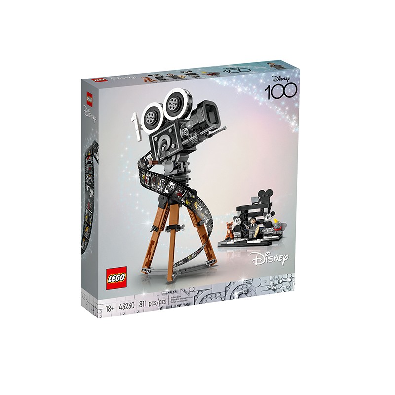 LEGO 乐高 【自营】LEGO乐高43230华特·迪士尼摄影机致敬版益智拼装玩具 554.8