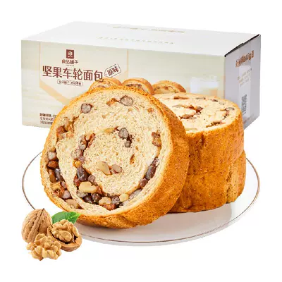 88VIP：良品铺子 坚果车轮面包 500g 15.1元（需领券）