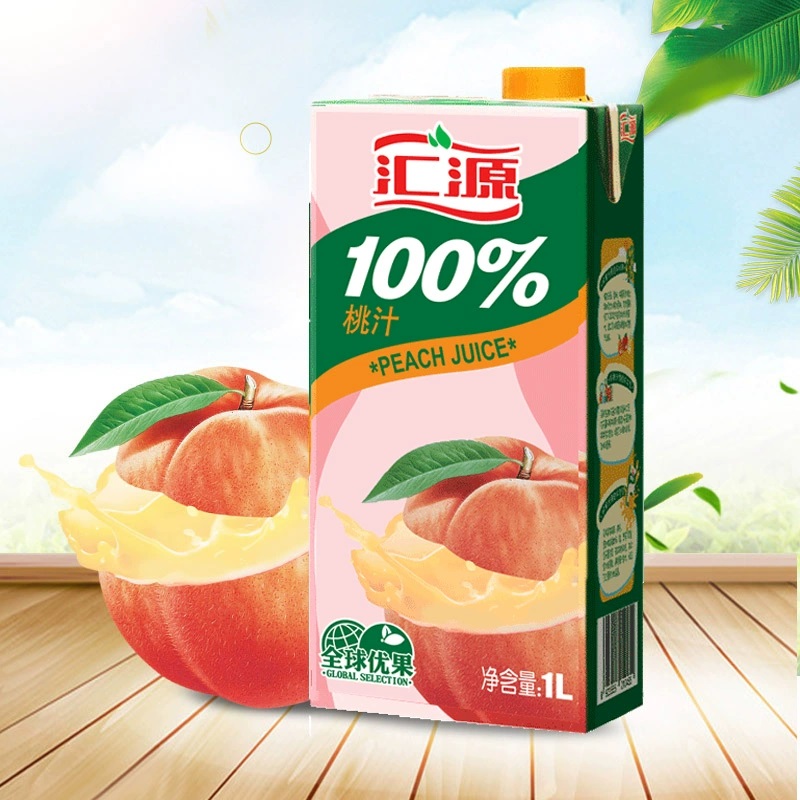 88VIP：汇源 100%桃汁浓缩果汁饮料 1000ml 8.3元