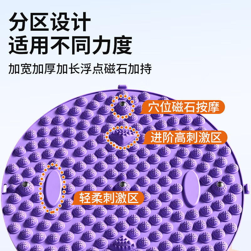 PLUS会员：指压板 紫色（大号直径55厘米+5颗磁石） 15.65元包邮（多重优惠）