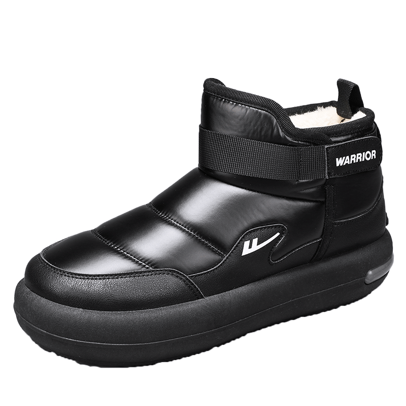 再降价、超V：回力 加绒加厚 冬季保暖运动棉鞋 厚底东北男棉靴 抗寒户外