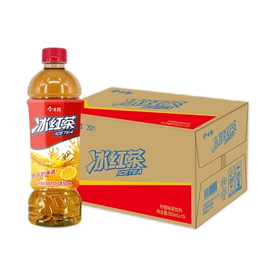 今麦郎 柠檬冰红茶 低糖 500ml*18瓶 整箱 31.96元