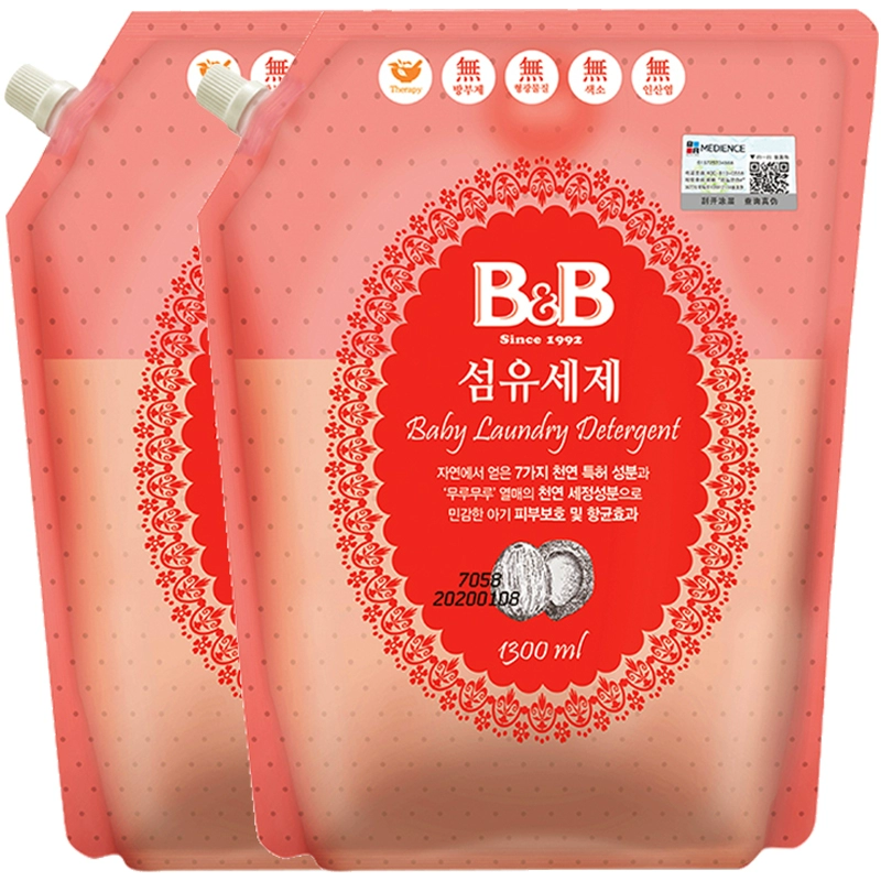 B&B 保宁 宝宝洗衣液 1.3L*2 ￥25.82