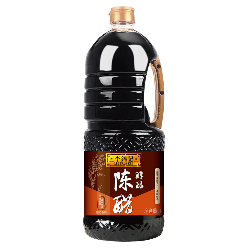 plus会员：李锦记 醇酿陈醋1.9L 0添加香精色素 凉拌点蘸拌炒*2件 17.87元（需