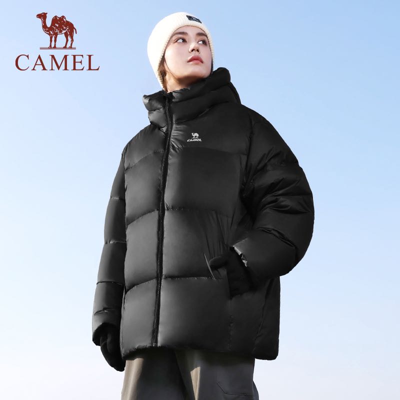 CAMEL 骆驼 男女短款连帽羽绒服 J1W2XM128 239元（需用券）