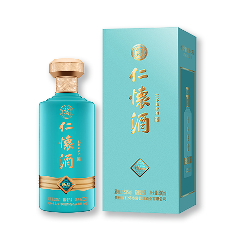 仁怀酱香酒 仁怀酒·珍品 53度 酱香型白酒 500mL 礼盒装 768元