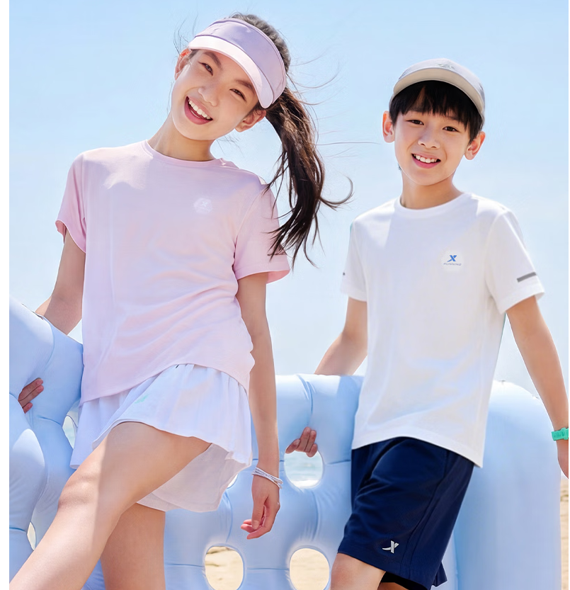 特步 儿童短袖T恤 速干/纯棉任选 18.9元（需买2件，需用券）