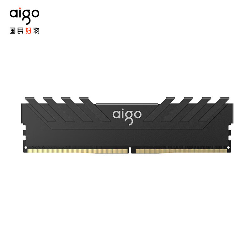 PLUS会员：aigo 爱国者 DDR4 3200MHz 台式机内存条 32GB套装（16G*2） 327.26元