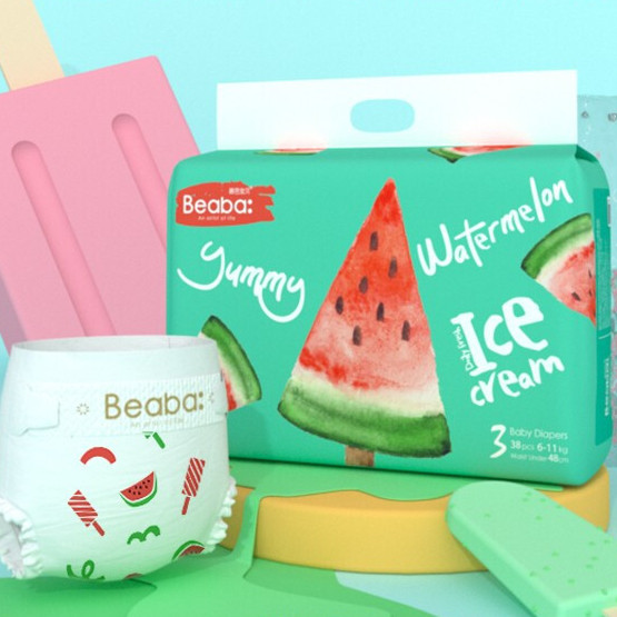 Beaba: 碧芭宝贝 冰淇淋special系列 纸尿裤 M38片 49元（需买4件，需用券）
