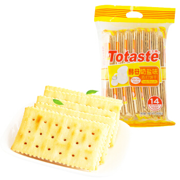 Totaste 土斯 酵母奶盐苏打饼干350g 办公室养胃休闲零食饼干蛋糕独立包装 12.9